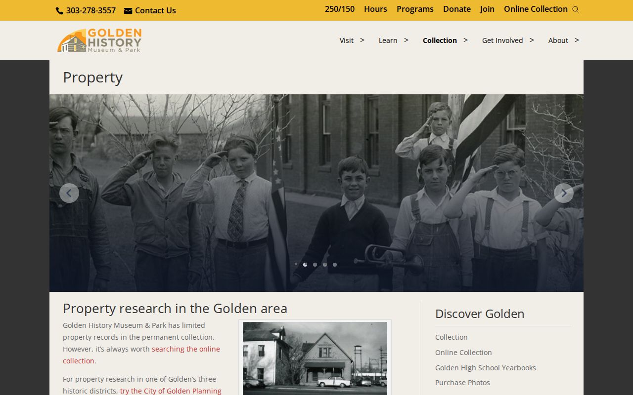 Golden previous residents house-history research through Golden History Museum property records
